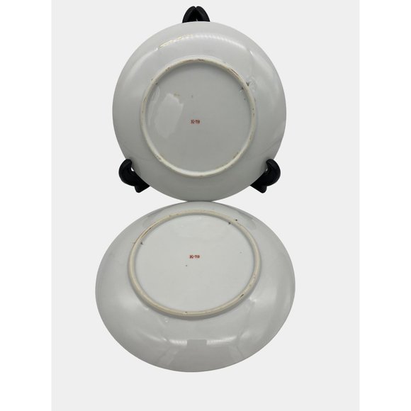 Vintage Hand Painted Porcelain Plates w/ Fruit Designs Yamauchi & Isihara 7.5" - Picture 2 of 8